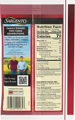 Sargento Sliced Swiss Natural Cheese 11 Count - 7 Oz - Image 6
