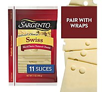 Sargento Cheese Slices Deli Style Swiss 11 Count - 7 Oz