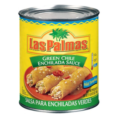 Las Palmas Sauce Enchilada Green Chile Mild Can - 28 Oz - Image 3