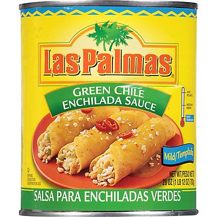 Las Palmas Sauce Enchilada Green Chile Mild Can - 28 Oz - Image 2