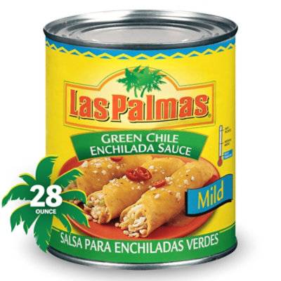 Las Palmas Sauce Enchilada Green Chile Mild Can - 28 Oz - Image 2