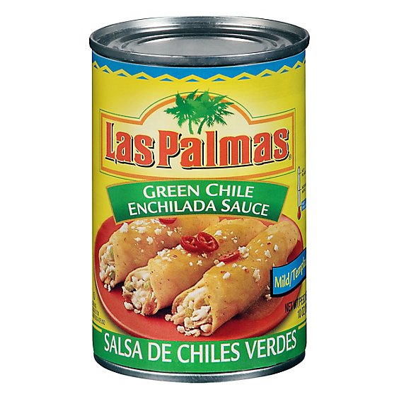 Las Palmas Sauce Enchilada Green Chile Mild Can - 10 Oz