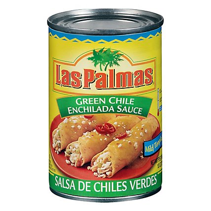 Las Palmas Sauce Enchilada Green Chile Mild Can - 10 Oz - Image 1