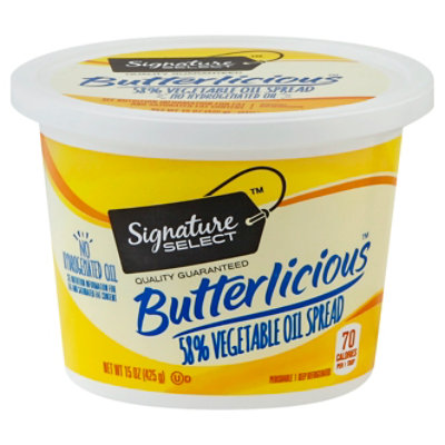 Signature SELECT Butterlicious Spread 58% Vegetable Oil - 15 Oz