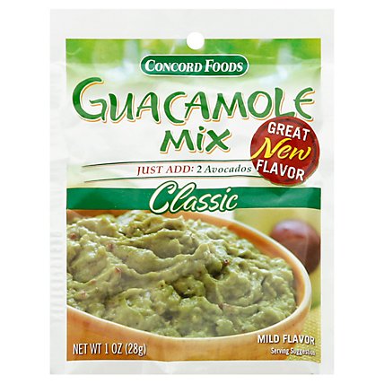 Concord Foods Guacamole Mix Classic Mild - 1 Oz - Image 1
