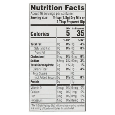 Concord Foods Guacamole Mix Classic Mild - 1 Oz - Image 3