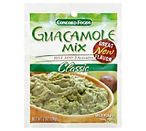 Concord Foods Guacamole Mix Classic Mild - 1 Oz