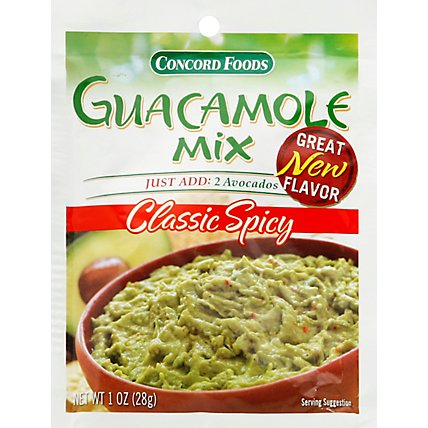 Concord Foods Guacamole Mix Classic Spicy - 1 Oz - Image 2