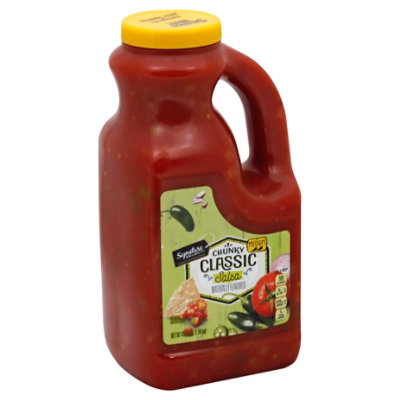 Signature SELECT Chunky Classic Salsa Medium Jug - 70 Oz - Image 1