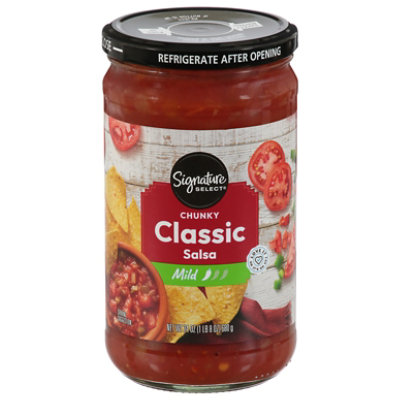 Signature SELECT Chunky Classic Mild Salsa Jar - 24 Oz - Image 3