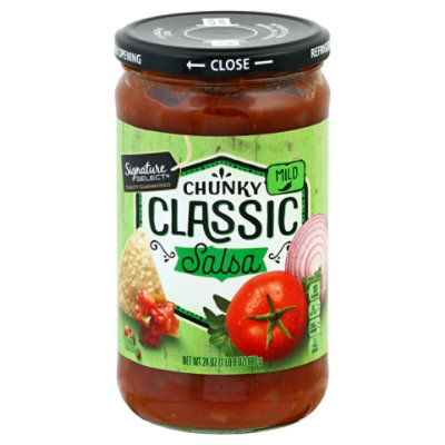 Signature SELECT Chunky Classic Mild Salsa Jar - 24 Oz - Image 1