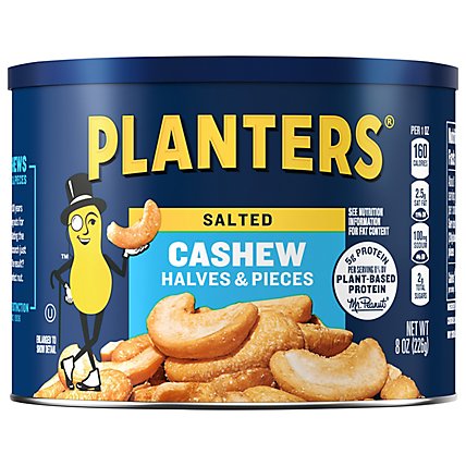Planters Cashews Halves & Pieces - 8 Oz - Image 1