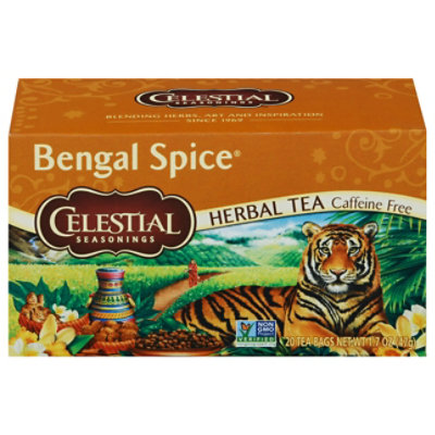 Celestial Seasonings Herbal Tea Bags Caffeine Free Bengal Spice 20 Count - 1.7 Oz - Image 3