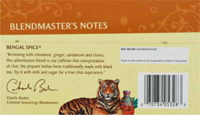 Celestial Seasonings Herbal Tea Bags Caffeine Free Bengal Spice 20 Count - 1.7 Oz - Image 5