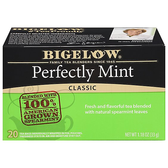Bigelow Black Tea Classic Perfectly Mint - 20 Count