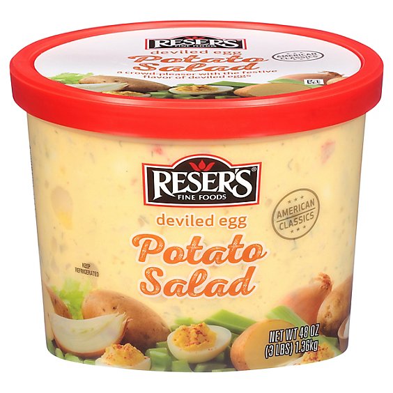 Resers Deviled Egg Potato Salad - 48 Oz.