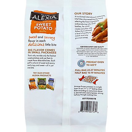 Alexia Puffs Sweet Potato Crispy Bite Size - 20 Oz - Image 3