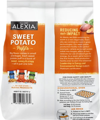 Alexia Puffs Sweet Potato Crispy Bite Size - 20 Oz - Image 6