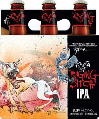 Flying Dog Raging Belgian Pale Ale Bottles - 6-12 Fl. Oz. - Image 2