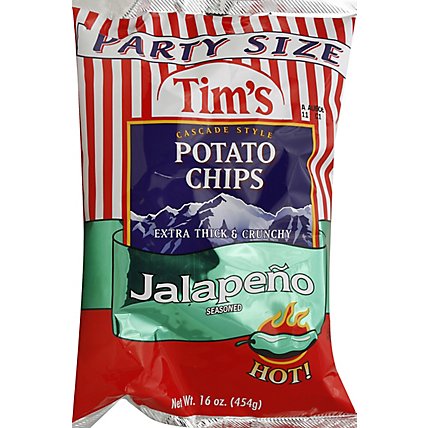 Tims Potato Chips Jalapeno Party Size - 16 Oz - Image 2