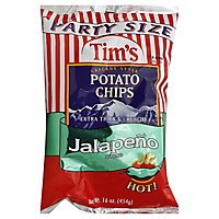 Tims Potato Chips Jalapeno Party Size - 16 Oz - Image 1