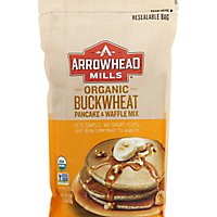 Arrowhead Mills Organic Pancake & Waffle Mix Organic Buckwheat - 26 Oz - Image 2