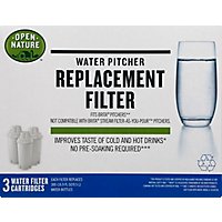 Open Nature Replacement Filter Water Pitcher - 3 Count - Image 2