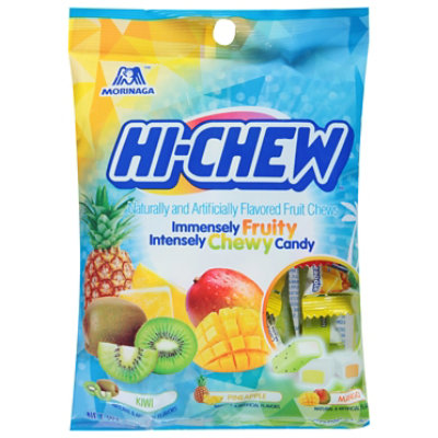 Hi-Chew Candy Fruit Chewy Tropical Mix - 3.53 Oz