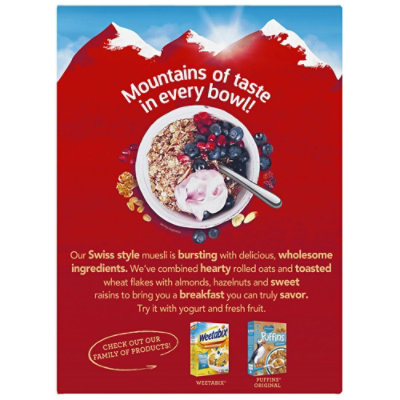 Alpen Original Swiss Style Muesli Whole Grain Vegan Non GMO Cereal - 14 Oz - Image 2