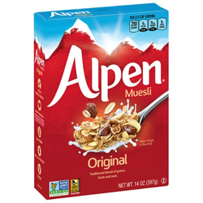 Alpen Original Swiss Style Muesli Whole Grain Vegan Non GMO Cereal - 14 Oz - Image 3