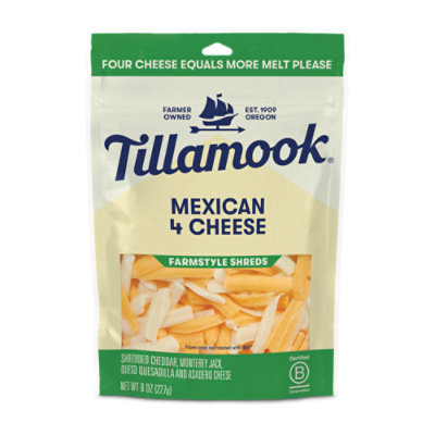 Tillamook 4 Mexican Blend Shredded Cheese - 8 Oz