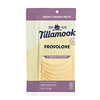Tillamook Farmstyle Thick Cut Smoked Provolone Cheese Slices 7 Count - 7 Oz - Image 1
