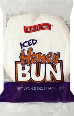 Little Debbie Honey Bun Iced Honey Bun - 4.02 Oz