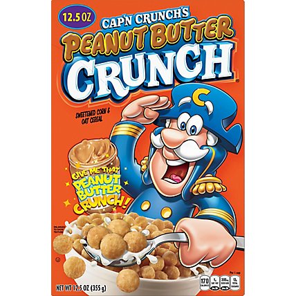 Capn Crunch Cereal Peanut Butter Crunch - 12.5 Oz - Image 2