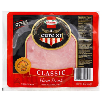 Hormel Ham Cure 81 Ham Steak - 8 Oz - Image 1