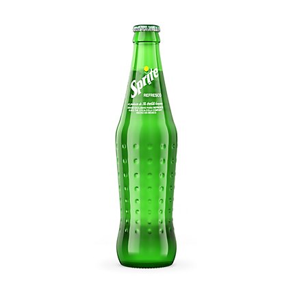 Sprite Soda Pop Lemon Lime Mexico Glass Bottle - 355 mL - Image 3