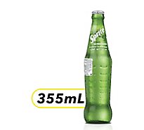 Sprite Soda Pop Lemon Lime Mexico Glass Bottle - 355 mL