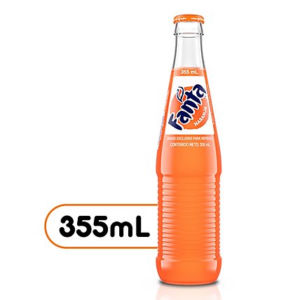 Fanta Soda Pop Mexico Orange Fruit Flavored - 355 Ml - Image 1