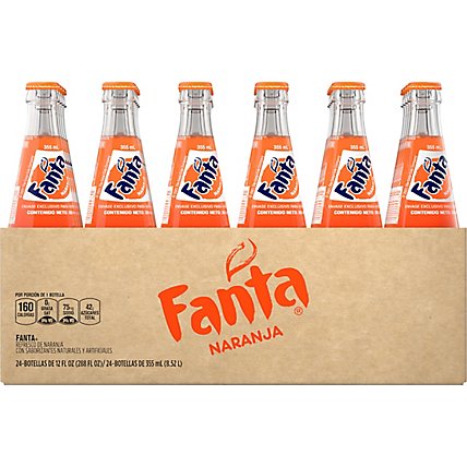 Fanta Soda Pop Mexico Orange Fruit Flavored 24 Count - 355 Ml - Image 6