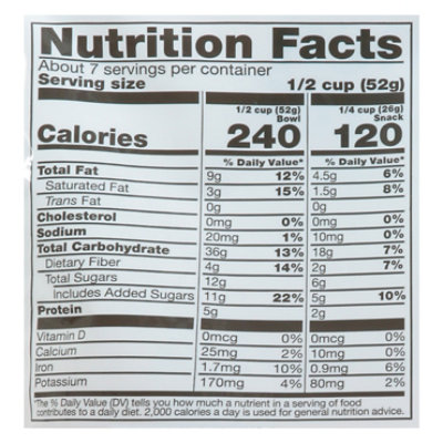 Open Nature Granola Nut Honey - 12 Oz - Image 3