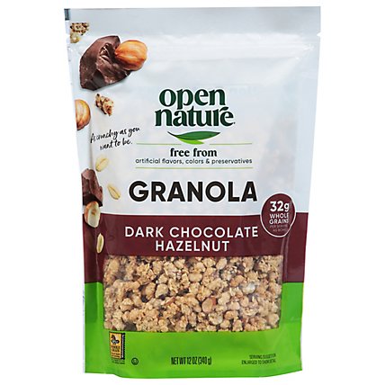 Open Nature Granola Hazelnut Dark Chocolate - 12 Oz - Image 3