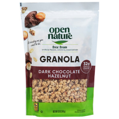 Open Nature Granola Hazelnut Dark Chocolate 12 Oz Albertsons 