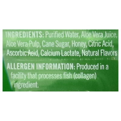 alo EXPOSED Aloe Vera Juice Drink Original + Honey - 16.9 Fl. Oz. - Image 4