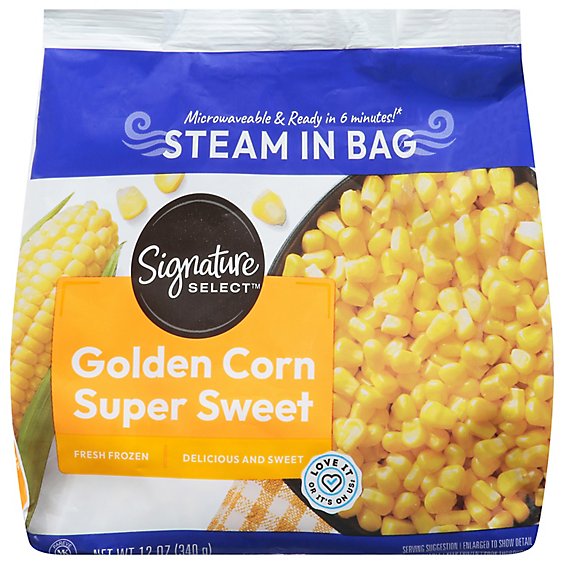 Signature SELECT Corn Super Sweet Steam In Bag - 12 Oz