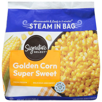 Bowl & Basket Steam in Bag Super Sweet Yellow & White Corn, 12 oz