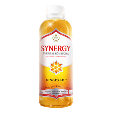 Synergy The Real Kombucha Gingerade - 16 Fl. Oz.