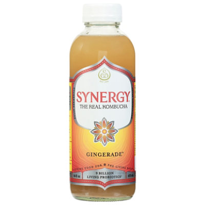 GT's Synergy Gingerade Kombucha - 16 Fl. Oz. - Image 3