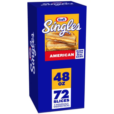 Kraft Singles American Slices - 72 Count