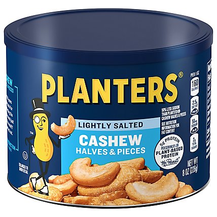 Planters Cashews Halves & Pieces Lightly Salted - 8 Oz - Image 2