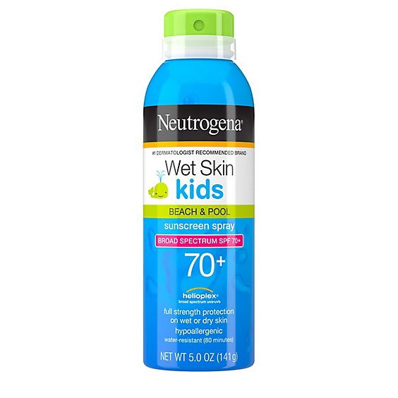 Neutrogena Wet Skin Kids Sunblock Spray - 5 Oz